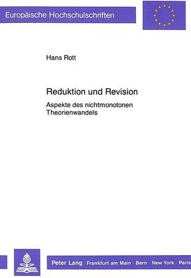 Cover of Reduktion Und Revision