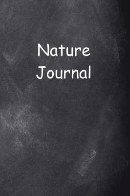 Book cover for Nature Journal Chalkboard Design