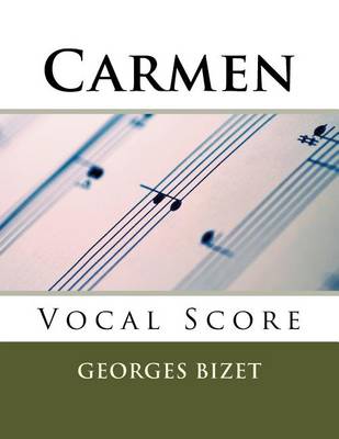 Book cover for Carmen - Vocal Score (French and English)