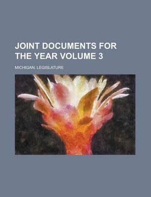 Book cover for Joint Documents for the Year Volume 3