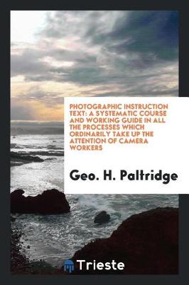 Cover of Photographic Instruction Text