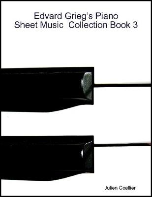 Book cover for Edvard Grieg’s Piano Sheet Music Collection Book 3