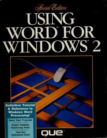 Book cover for Using WORD for Windows
