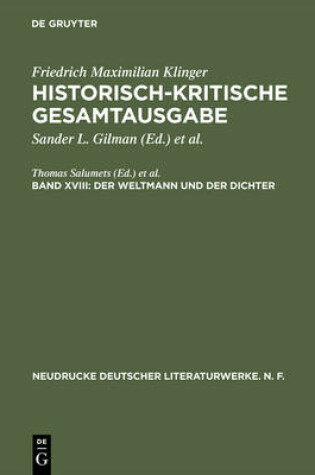 Cover of Der Weltmann Und Der Dichter