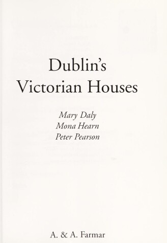 Book cover for Dublin's Victorian House