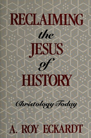 Cover of Reclaiming the Jesus of History