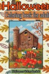 Book cover for Halloween coloring book for adults