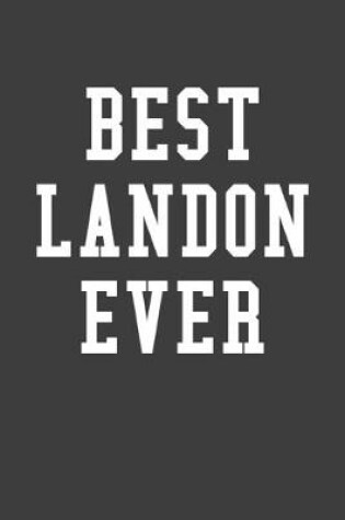 Cover of Best Landon Ever