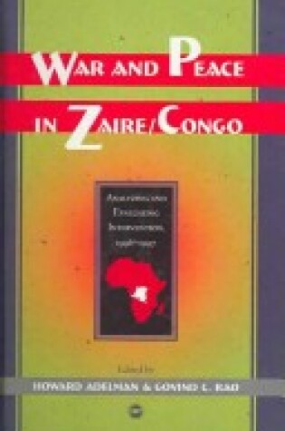 Cover of War and Peace in Zaire-Congo