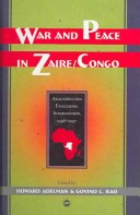 Book cover for War and Peace in Zaire-Congo