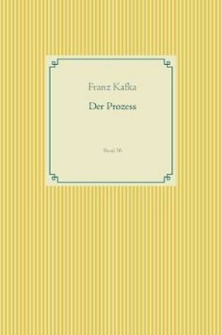 Cover of Der Prozess