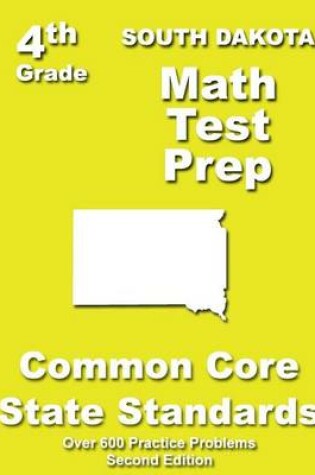 Cover of South Dakota 4th Grade Math Test Prep