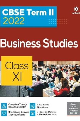 Cover of CBSE Term II Business Studies 11th