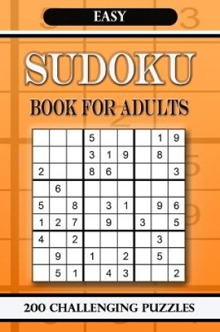 Cover of Sudoku book for adults Easy