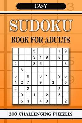 Book cover for Sudoku book for adults Easy