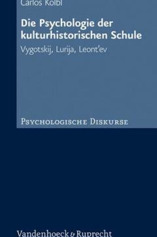 Cover of Die Psychologie Der Kulturhistorischen Schule