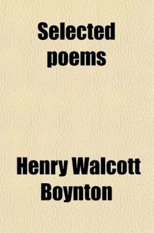 Cover of Selected Poems; For Required Reading in Secondary Schools