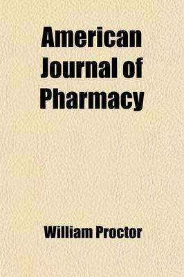 Book cover for American Journal of Pharmacy (Volume 10)