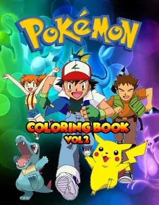 Book cover for Pokemon Coloring Book Vol 2