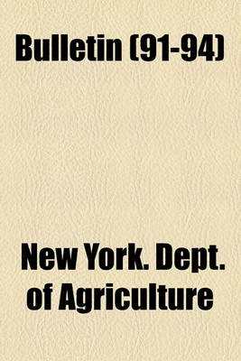 Book cover for Bulletin (Volume 91-94)