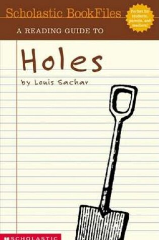 Cover of A Reading Guide to Holes by Louis Sachar