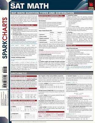 Cover of SAT Math (Sparkcharts)