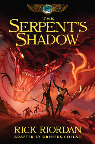 Cover of Kane Chronicles, The, Book Three: Serpent's Shadow: The Graphic Novel, The-Kane Chronicles, The, Book Three