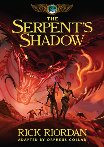 Book cover for Kane Chronicles, The, Book Three: Serpent's Shadow: The Graphic Novel, The-Kane Chronicles, The, Book Three