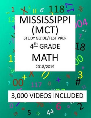 Book cover for 4th Grade MISSISSIPPI MCT TEST, 2019 MATH, Test Prep