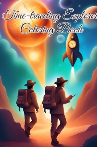 Cover of Time-traveling Explorers Coloring Book