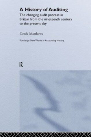 Cover of A History of Auditing