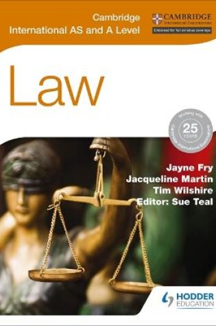 Cover of Cambridge International AS and A Level Law