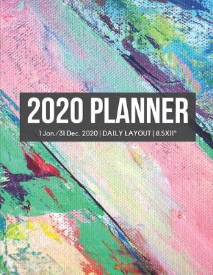 Book cover for 2020 Colorful Art Daily Planner