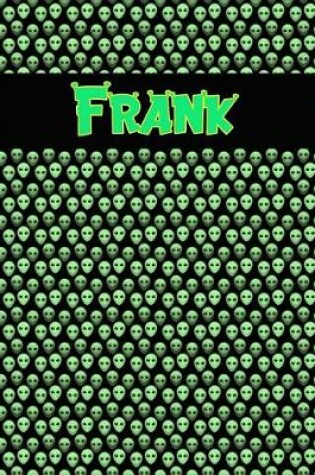 Cover of 120 Page Handwriting Practice Book with Green Alien Cover Frank