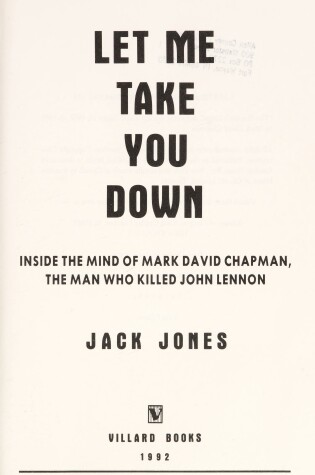 Cover of Let ME Take You down