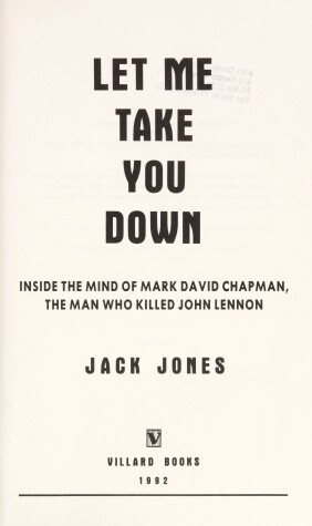 Book cover for Let ME Take You down