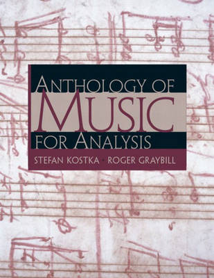 Book cover for Anthology of Music for Analysis