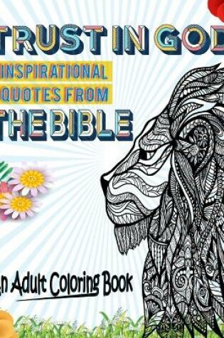 Cover of Bible Verse Coloring Book For Adults