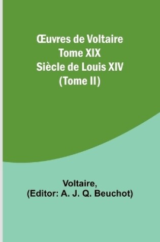 Cover of OEuvres de Voltaire Tome XIX