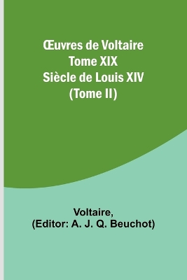 Book cover for OEuvres de Voltaire Tome XIX