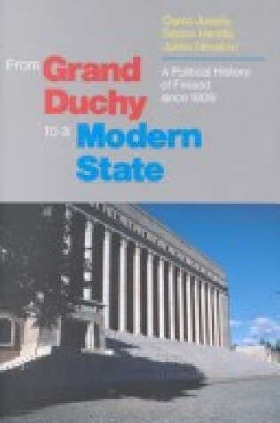 Cover of From Grand Duchy to a Modern State