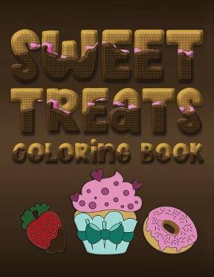 Book cover for Sweet Treats Coloring Book