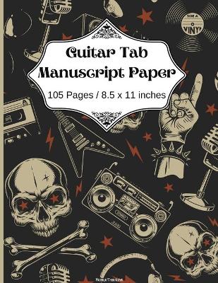 Book cover for Guitarist Tab manuscript paper