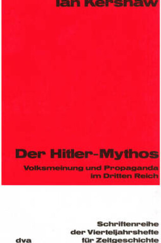 Cover of Der Hitler-Mythos