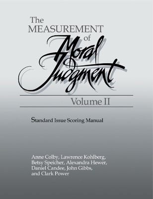 Book cover for The Measurement of Moral Judgement: Volume 2, Standard Issue Scoring Manual