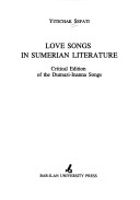 Book cover for Love Songs in Sumerian Literature