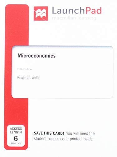 Book cover for Launchpad for Microeconomics (1-Term Access)