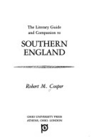 Cover of The Literary Guide Companion S England