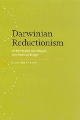 Cover of Darwinian Reductionism