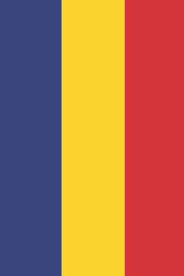 Book cover for Romania Travel Journal - Romania Flag Notebook - Romanian Flag Book